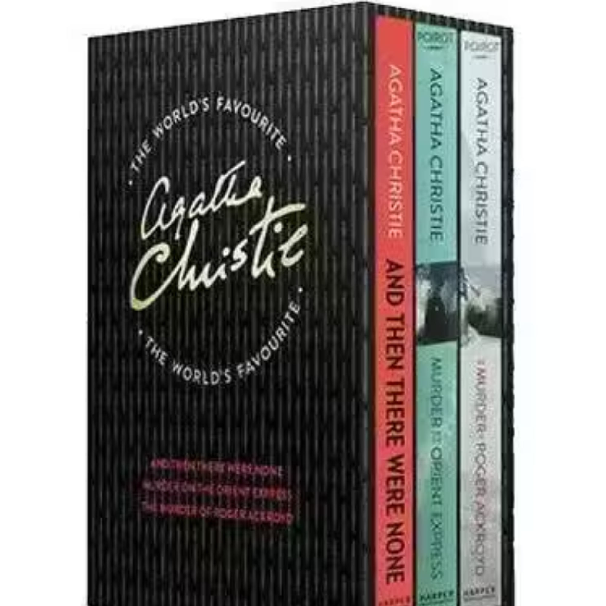 Set Of 3 Agatha Christie The World's Favourite